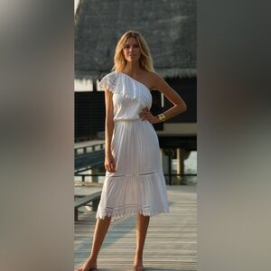 Melissa Odabash, One Shoulder Maxi Dress
Size Large
Pristine